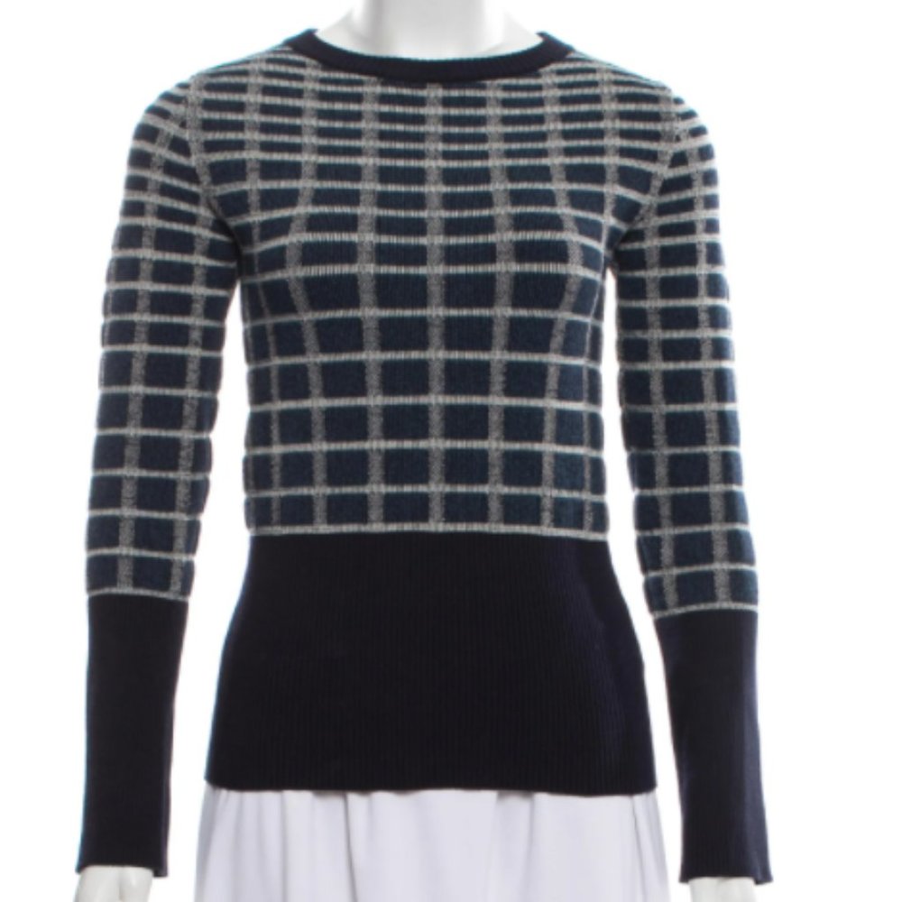 DESIGNER eco-friendly fabric wool jumper